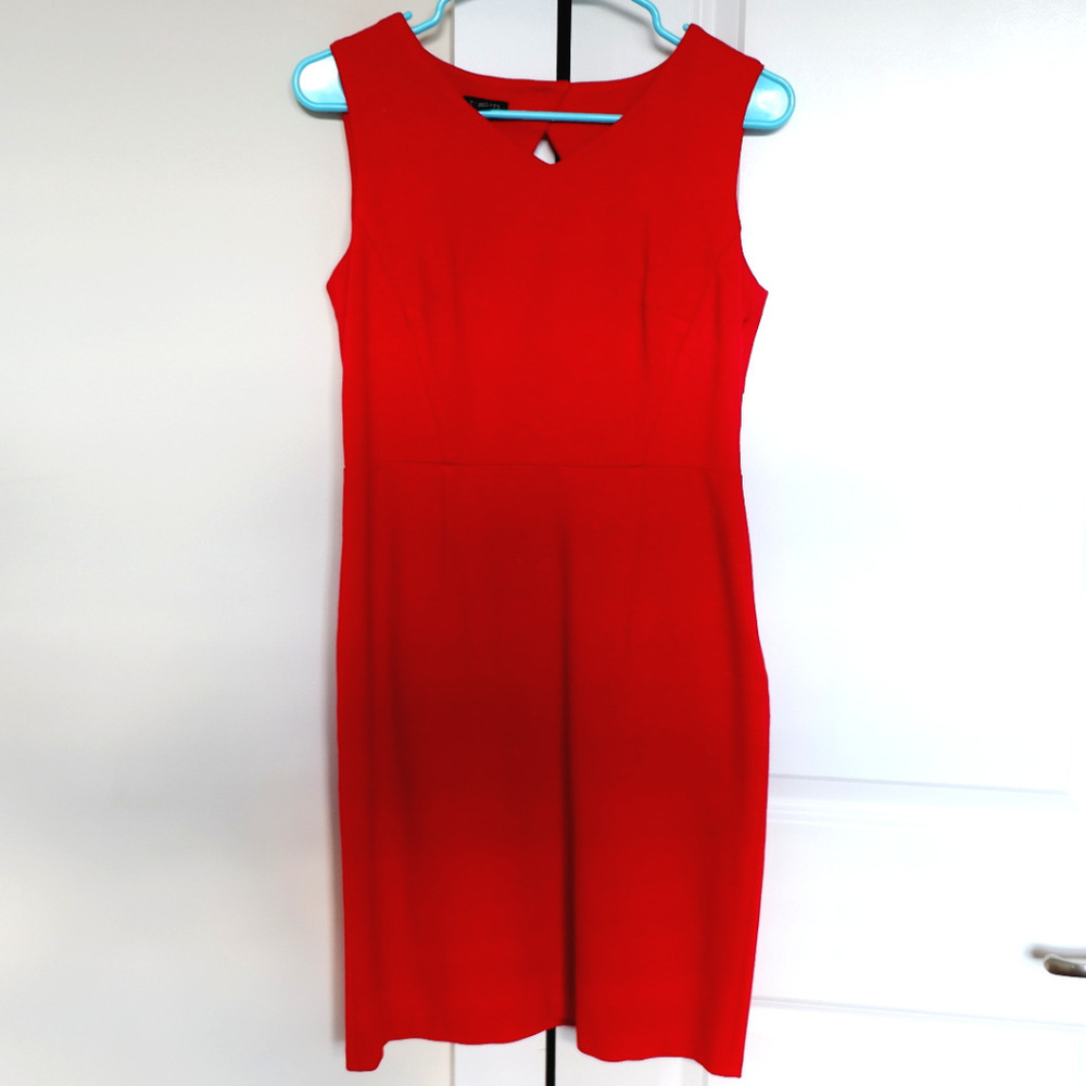 Fiery Red Talbots Dress